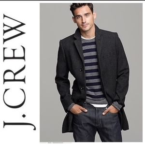 J. Crew gray wool mayfair topcoat size XL